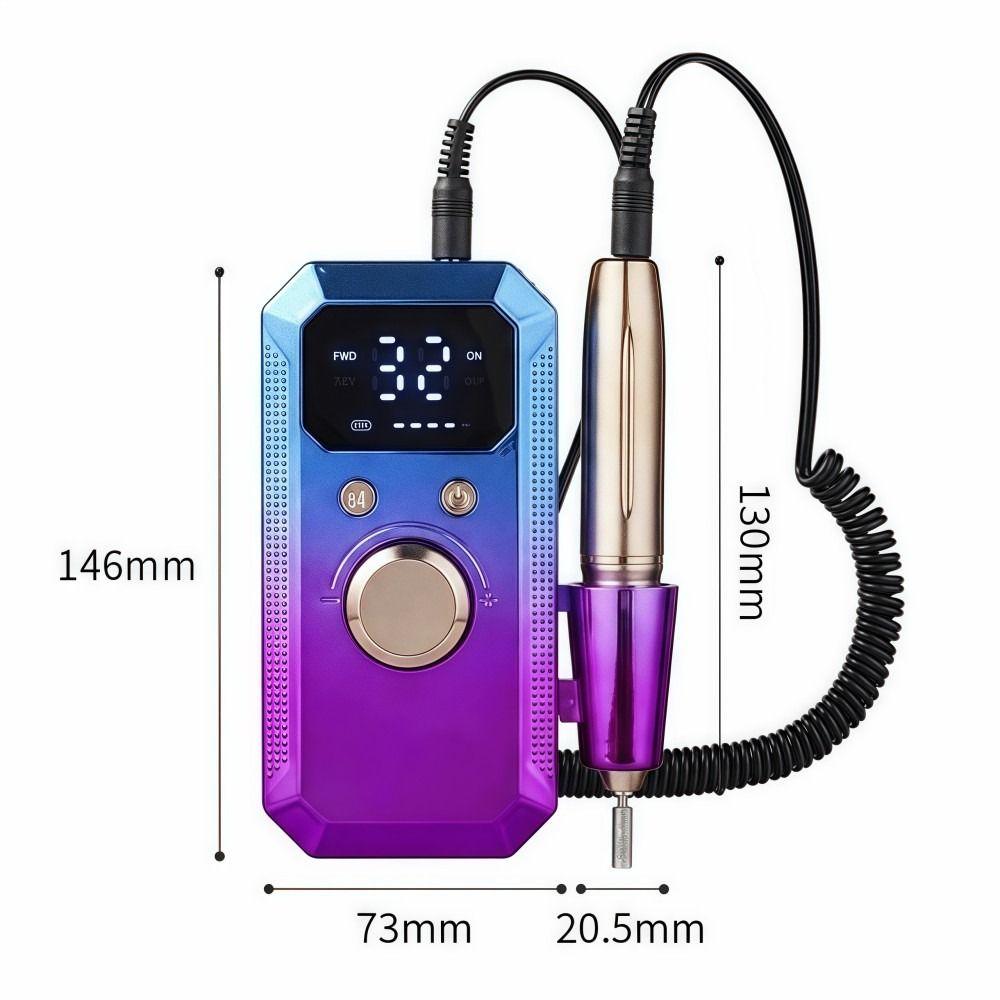 32 Speeds Electric Nail File LED Display Nail Grinder Electric Nail Polishing Grinder Nail Tools