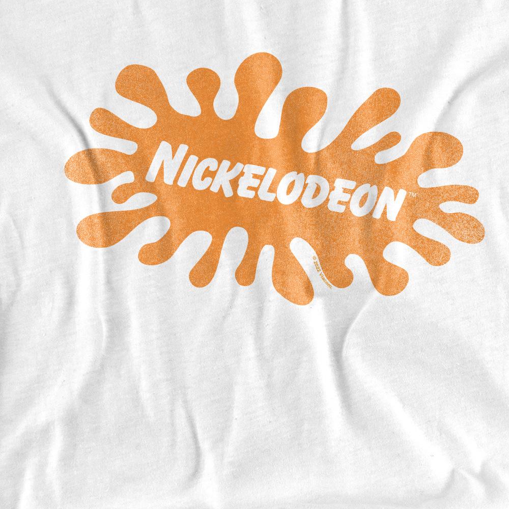NICKELODEON Футболка унисекс для взрослых в стиле ретро с логотипом Splat