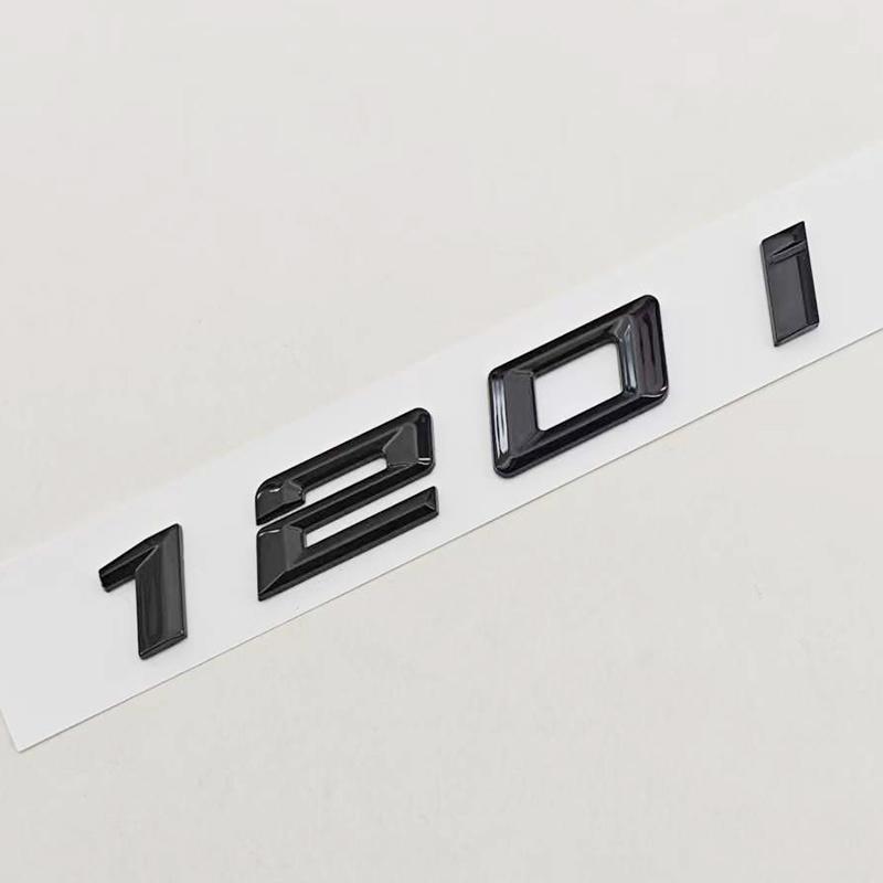 3D ABS Car Styling Logo 118i 120i 125i Badge Rear Trunk Emblem Sticker Decals For BMW 118i 120i 125i Auto Tail Accessories