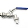 1/2" 3/4" 1" BSP Наружная резьба к штуцеру шланга Шаровой кран из нержавеющей стали 304 Водопроводный кран для дома, сада, улицы, антифриз