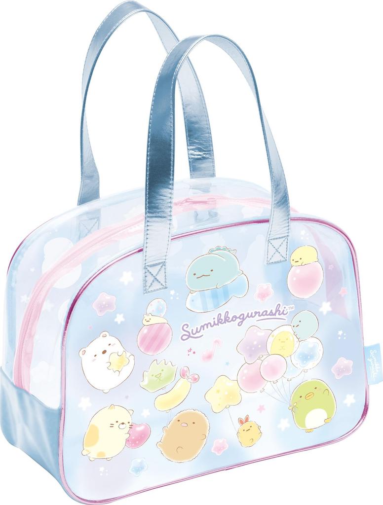 Sumikko Gurashi Pool Bag Blue CA69701 H240 X W320 X D130mm San-X (Boston) Size
