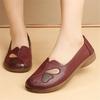 Женская обувь Комфортные женские мокасины без застежек Туфли для женщин Ручная работа Нитки для мамы Плоские туфли на низком каблуке Женская обувь