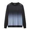 Gradient Hoodie Men's Running Long Sleeved T-shirt Loose Outdoor Hiking Sportswear