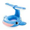 Children Inflatable Swimming Seat Ring Anti Leaning Cushion Blue Whale Floating Ring