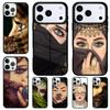 Исламский Хиджаб Девушка Глаз Королева Чехол для Телефона для iPhone 17 Air 16 15 11 12 14 13 Pro Max Ударопрочный Чехол