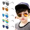 New Kids Sunglasses Fashion Colorful Boys Girls Reflective Sun Glasses Children Baby UV400 Outdoor High Definition Eyewear