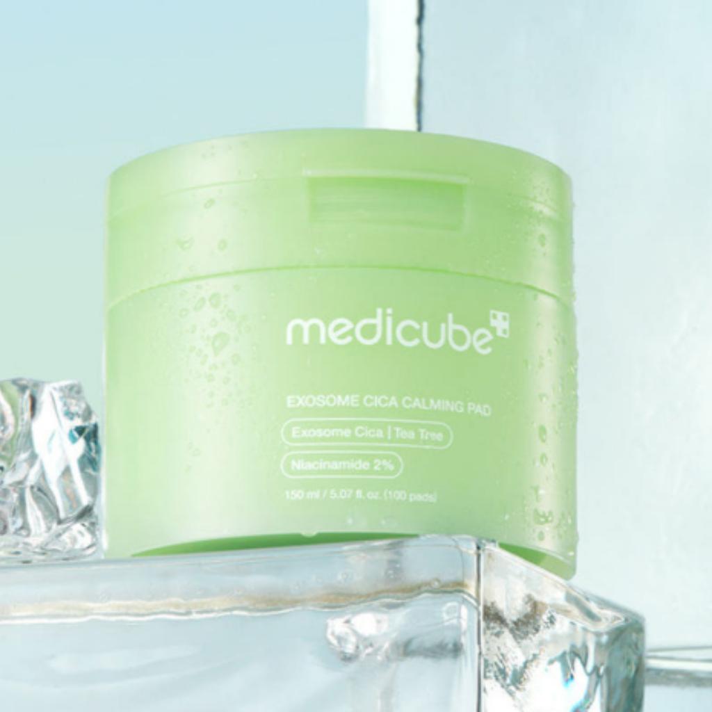 Medicube Exosome Cica Calming Pad Refill Set (100 Pads + 100 Pads) - Blemish & Texture Care, Korean Skincare