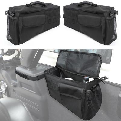Боковая сумка для хранения в багажнике YOCTM для Jeep Wrangler JK JL JLU 2018 2019 2020 2021 2022 2023 2024 Боковой кейс для хранения в заднем багажнике Сумка для хранения инструментов