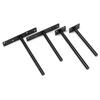 2 Colors T Shape Floating Hidden Shelf Bracket Metal Brackets Concealed Wall Shelves Supports