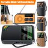 Портативное Мини Радио FM AM SW Полный Диапазон HD Дисплей Карманные Радиоприемники Портативный Walkman Динамик Аксессуары для Пожилых