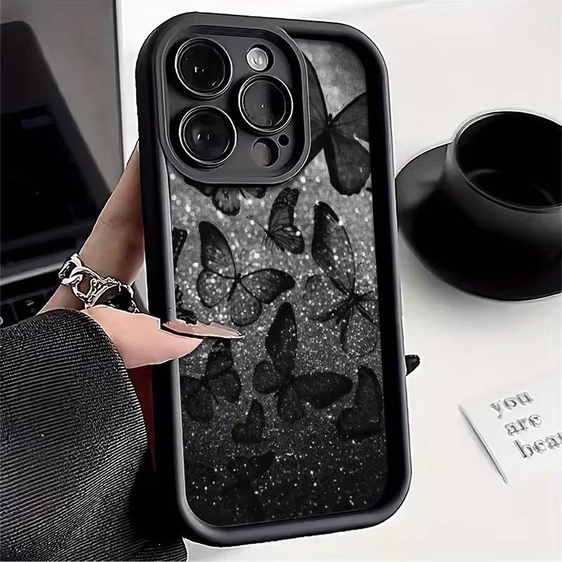 Star dot butterfly pattern Phone Case For Samsung S25 FE S24 Plus S23 Ultra S22 S21 20 A70 A30 M33 A54 A55 NOTE anti drop and