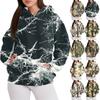 Women's Fashion Casual Pullover Hooded Sweatshirt  Printed Long Sleeve Sweatshirt