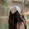 Цветочная повязка на голову Вязаный платок на голову Женская бандана Ручная работа Крючком Шарф для волос Для фото в путешествии Го… Еще