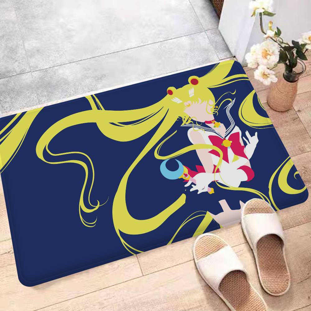 Японский мультфильм S-Sailores-Moon Коврик для пола Скандинавский стиль Домашний придверный коврик Коврики для ванной-туалета Коврик для декора спальни Отеля