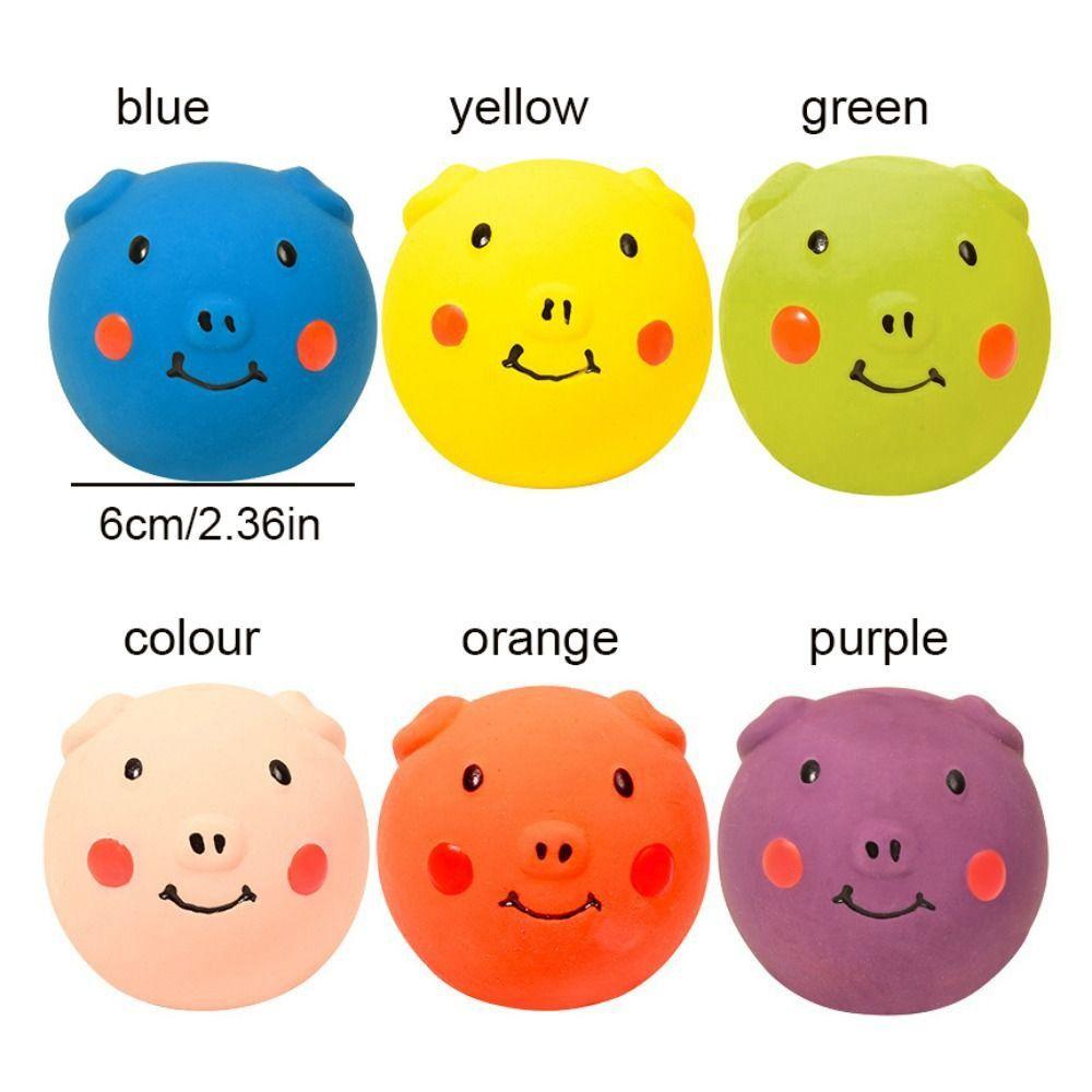 Cartoon Dog Chew Toy Soft Doy Molar Toy Funny Latex Squeaky Dog Toys Relieve Boredom