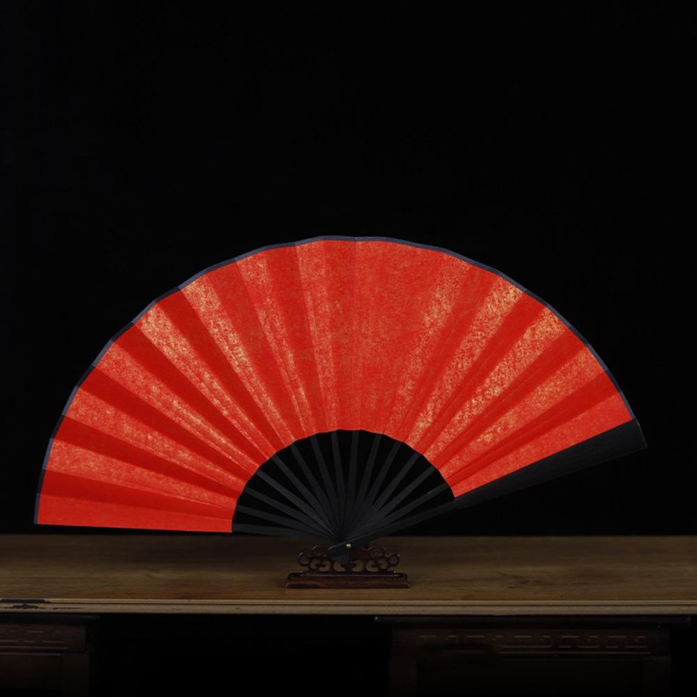 Handwritten Calligraphy Bamboo Folding Fan Antique Style Hand Fan Dance Fan Calligraphy Painting