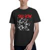 Футболка с принтом группы Skid Row, короткий рукав, модная, хлопковая, для тренировок, спортивная, летняя