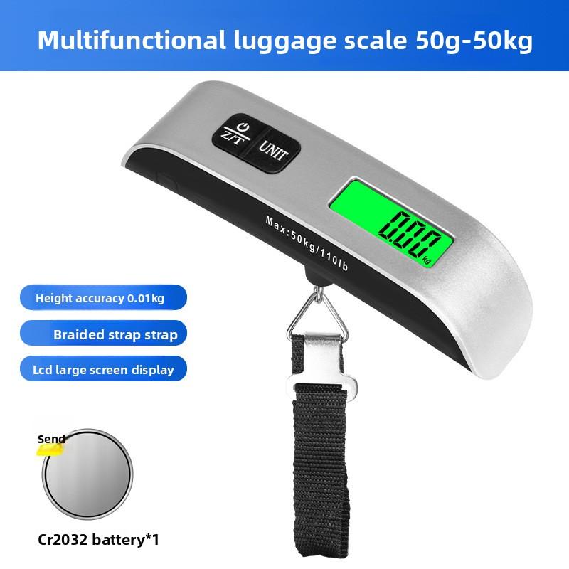 Мини-подвесные весы 50 кг, портативные весы для багажа, крючкового типа, цифровые дорожные весы для сумок и посылок