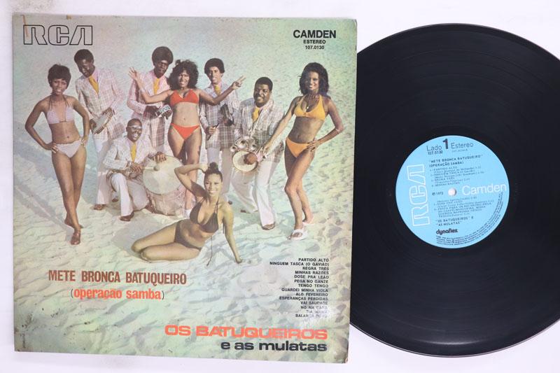Виниловая пластинка OS BATUQUEIROS E AS MULATAS Mete Bronca Batuqueiro Operacao Sa 1070130 RCA Camden 1972 Бразилия Латинская Б/у
