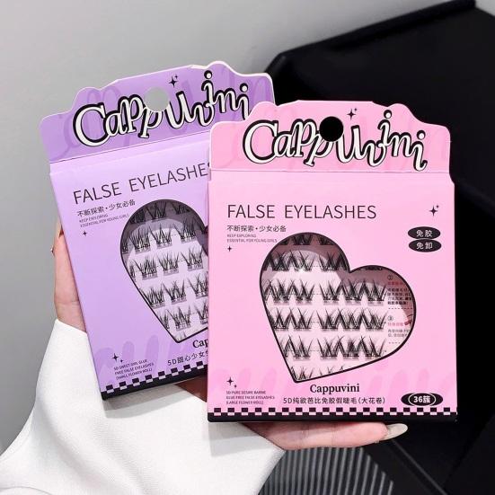 36 пар/набор накладных ресниц, естественный вид, пушистые, многоразовые, женские, индивидуальные, накладные ресницы, инструменты для макияжа на сцене и вечеринке
