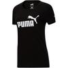 Essentials Logotipi Bosilgan Sport Crew Neck Qisqa Qo'lli Futbolka Ayollar Toplari Qora 586295-01