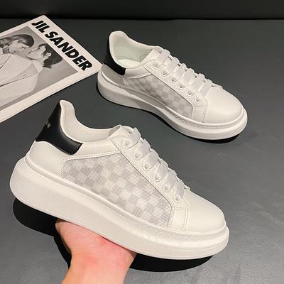 Женские новые универсальные летние сетчатые туфли на толстой подошве, дышащие сетчатые повседневные кеды, спортивная обувь из сетчатой пряжи