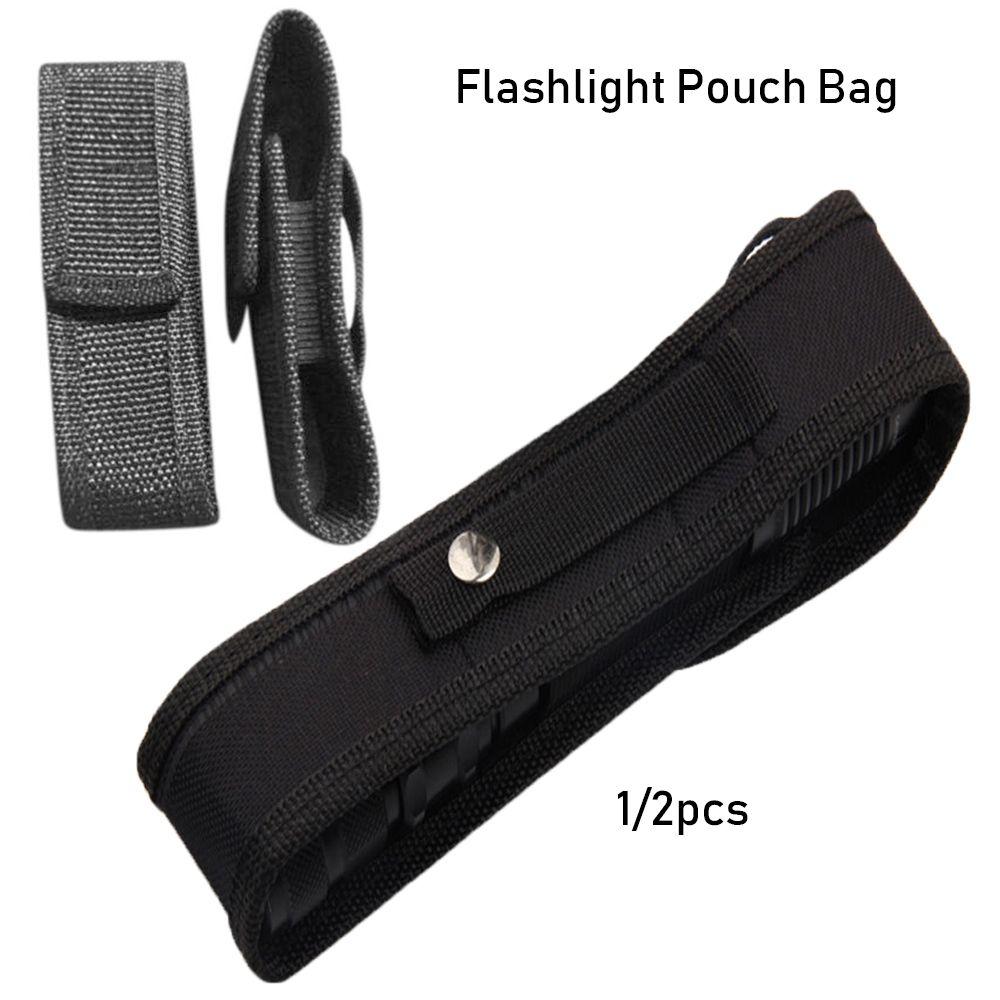 Nylon Universal Outdoor Tool Accessories Flashlight Torch Bag Waist Belt Case Tool Holder Pouch