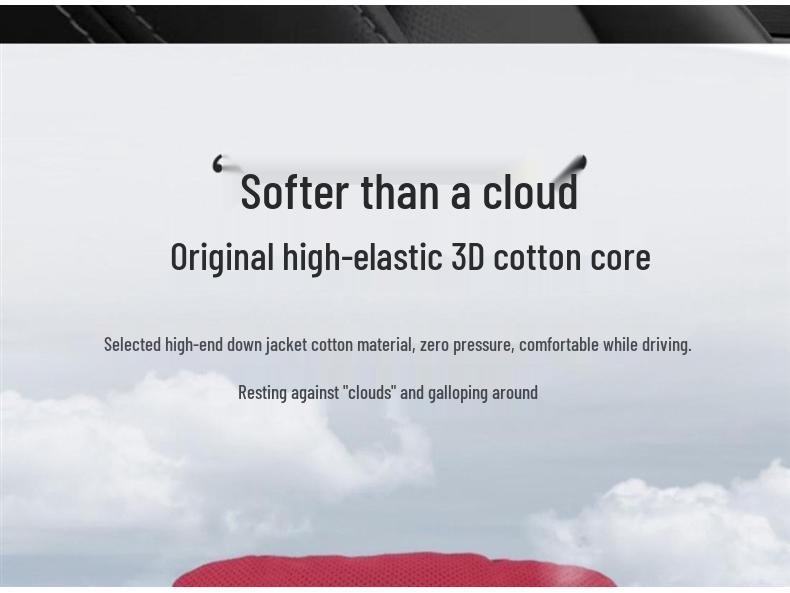 Подушка-поддержка шеи из замши для сидений автомобилей Maserati Quattroporte, Ghibli, Levante и Maybach.