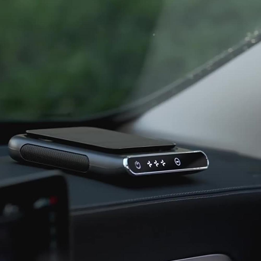 Солнечный PM2.5 HEPA фильтр 1200mAh отрицательный ионный дезодорант USB перезаряжаемый дымоуловитель умный ВКЛ/ВЫКЛ портативный беспроводной ионизатор воздуха