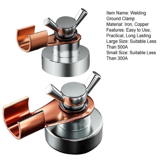 2 шт. сварочные магнитные заземляющие зажимы с высокой проводимостью, сильные магнитные адсорбционные сварочные заземляющие зажимы