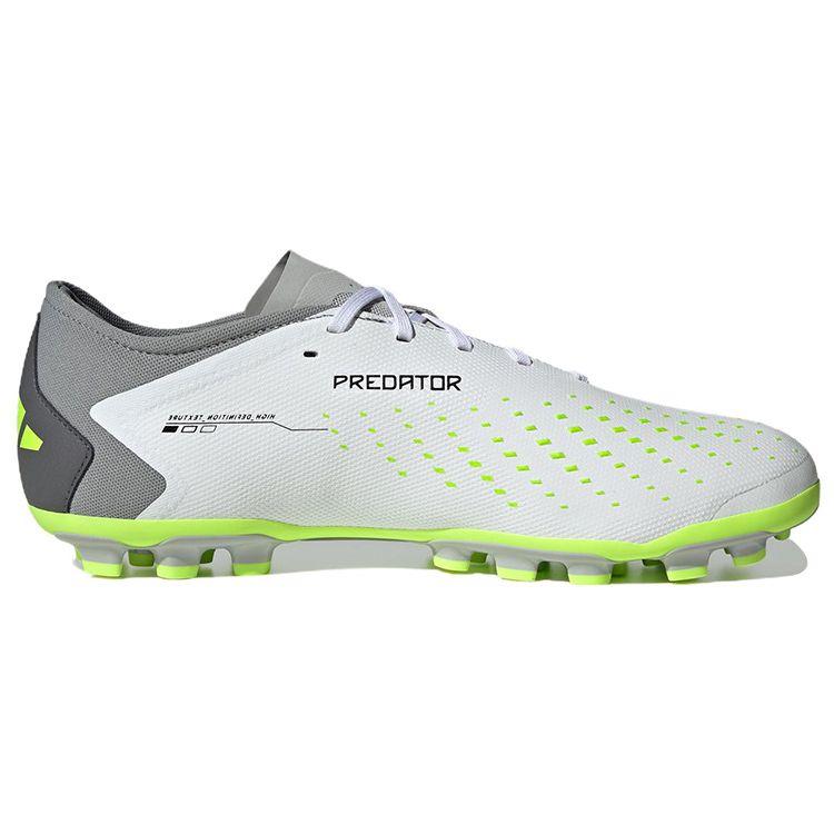 adidas Predator Accuracy.3 Удобные Универсальные AG (Резиновые короткие шипы) Футбольные бутсы Унисекс Футбольные бутсы Белый Серый Черный IG5168