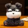 Wholesale 20cm Lovely Dog Plush Toy Stuffed Animal Black Grey Sitting Puppy Plushies Very Soft Cuddly Doll Girl Birthday Gifts