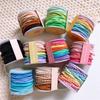 Hair Ring Thread Head Rope High Pony Tail Hair Rope Rubber Tendon Children's Rubber Tendon Girls' Hair Rope Elastic Hair Ring Colored Hair Rope