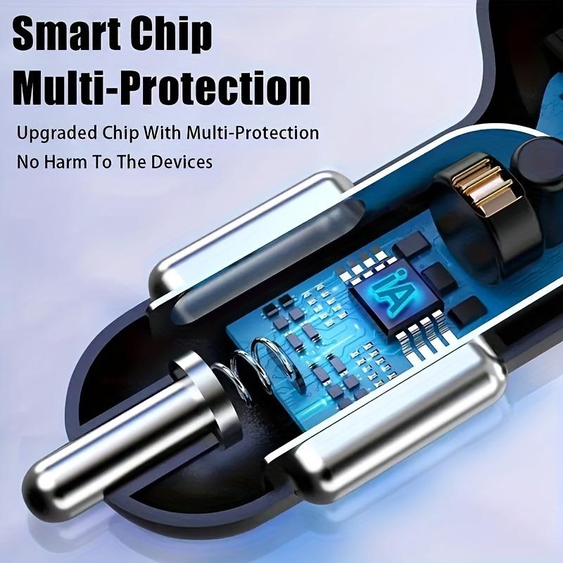 66 Вт 6 портов автомобильное зарядное устройство быстрая зарядка PD QC 3.0 USB C автомобильное зарядное устройство для телефона адаптер типа C в машину для iPhone Samsung Huawei Xiaomi