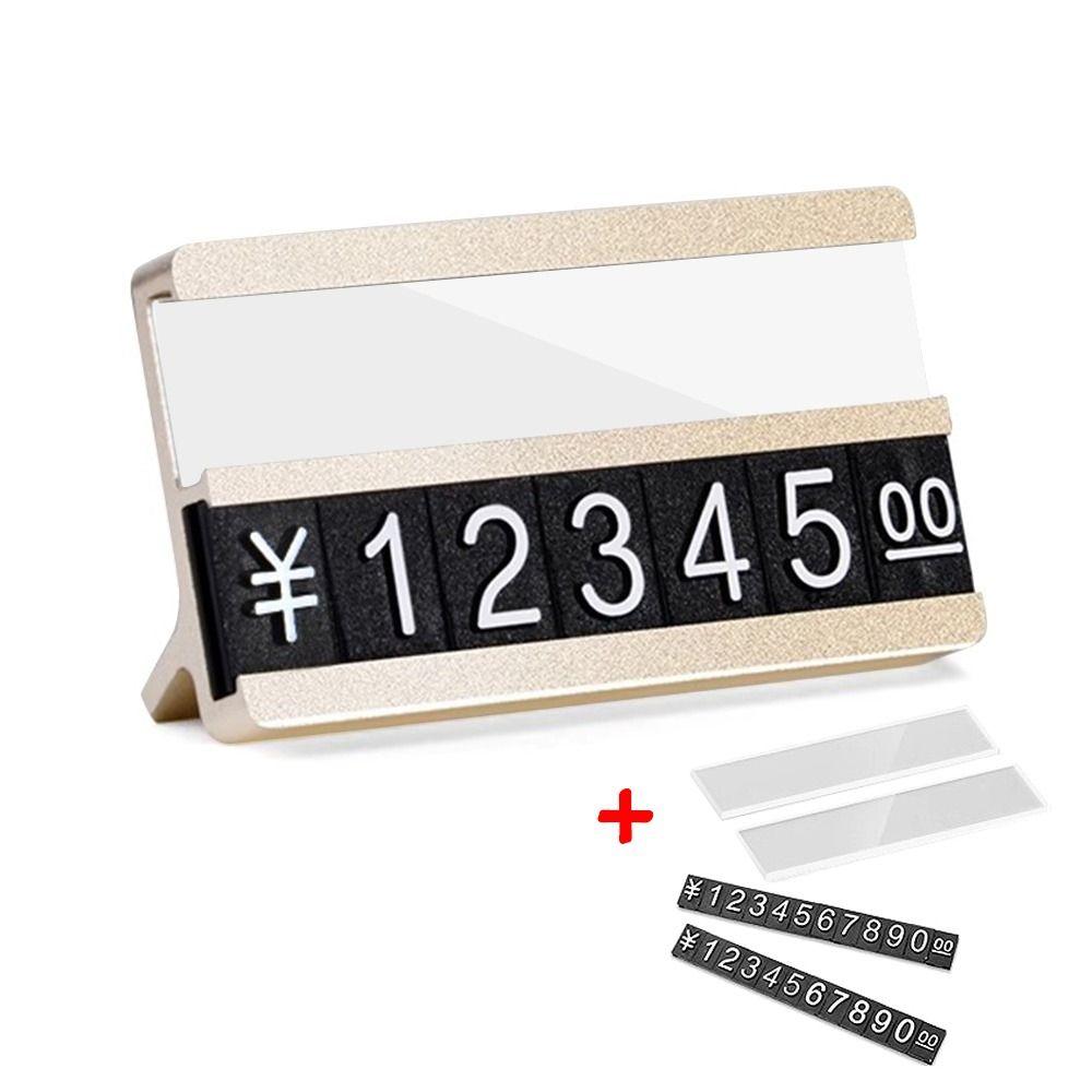 DIY цифровая бирка золотая/серебряная/черная товарная бирка простая полочная этикетка магазин