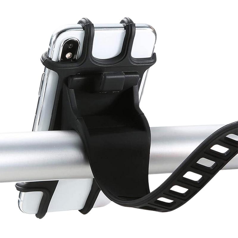 Держатель для мобильного телефона, велосипеда, мотоцикла, безопасный кронштейн для велосипеда, силиконовая поддержка, силиконовый тип с вытяжкой для всех телефонов, подставка для телефона для езды на открытом воздухе