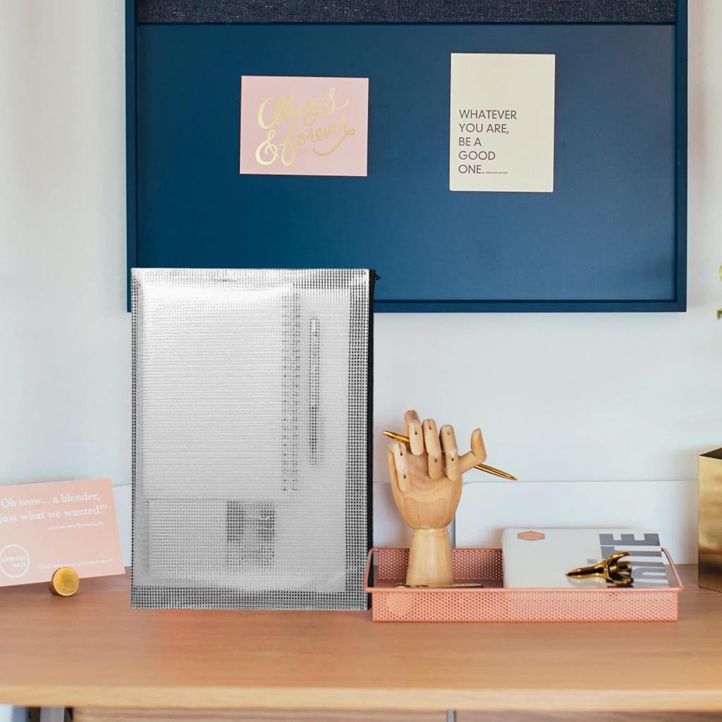 jojofuny 12pcs Stationery Storage Bag Clear Pouches with Zipper Plastic Zip File Folders Education Supplies & Craft Supplies Mini Envelopes Document