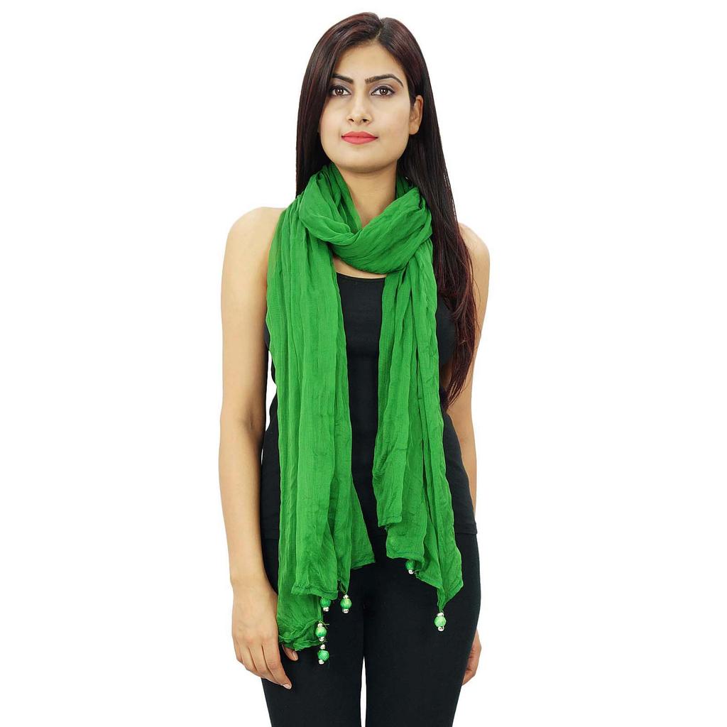 Длинный палантин из шифоновой смеси Dupatta Neck Wrap Женщины носят индийские шарфы Chunni