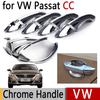 Для VW Passat CC Volkswagen Хромированные Накладки на Ручки Внешних Дверей Хромированный Стайлинг Автоаксессуары Наклейки Стайлинг Автомобиля