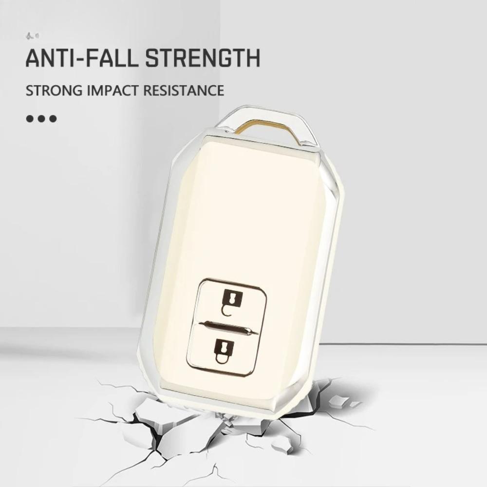 Fashion TPU Car Remote Key Case Cover Shell for Suzuki Ertiga Swift Wagon R 2 Button Protected Holder Keyless Fob Accessories