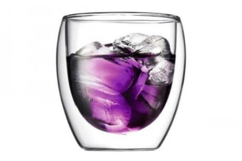 Bodum Glass Cup Tumbler PAVINA Double Wall Glass 80ml Set of 2 Insulated Double Wall Microwave Oven Dishwasher Safe [Genuine] 4557-10