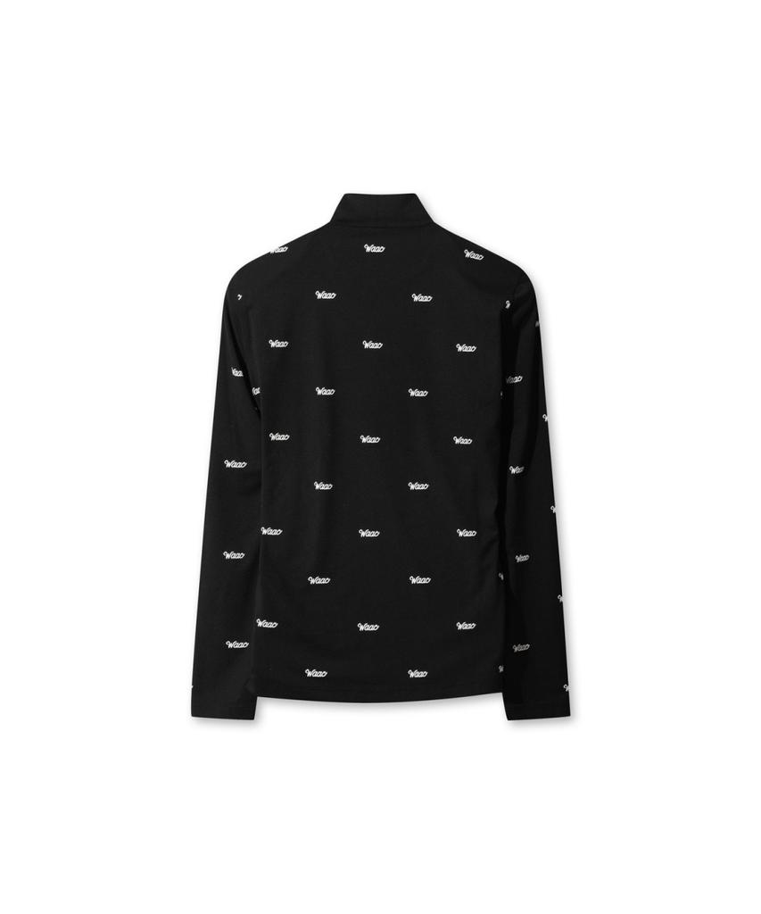WAAC Logo Pattern Highneck Top Wwtbs26103Bkx