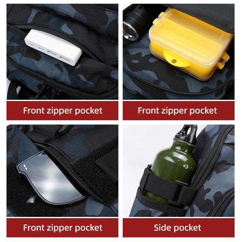 Походный нагрудный рюкзак тактический сумка для удилищ и приманок для рыбалки для путешествий на открытом воздухе камуфляжная сумка через плечо на пояс мужская сумка-слинг на плечо поясная сумка