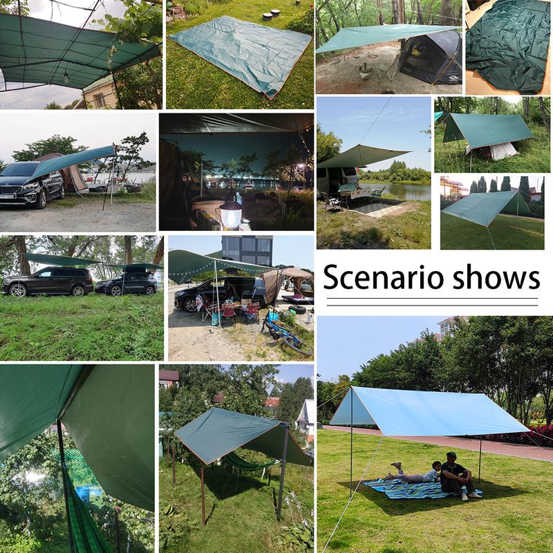 Тент Водонепроницаемая Брезентовая Палатка Ультра Легкий Садовый Навес Тени Открытый Кемпинг Пляжный Тент