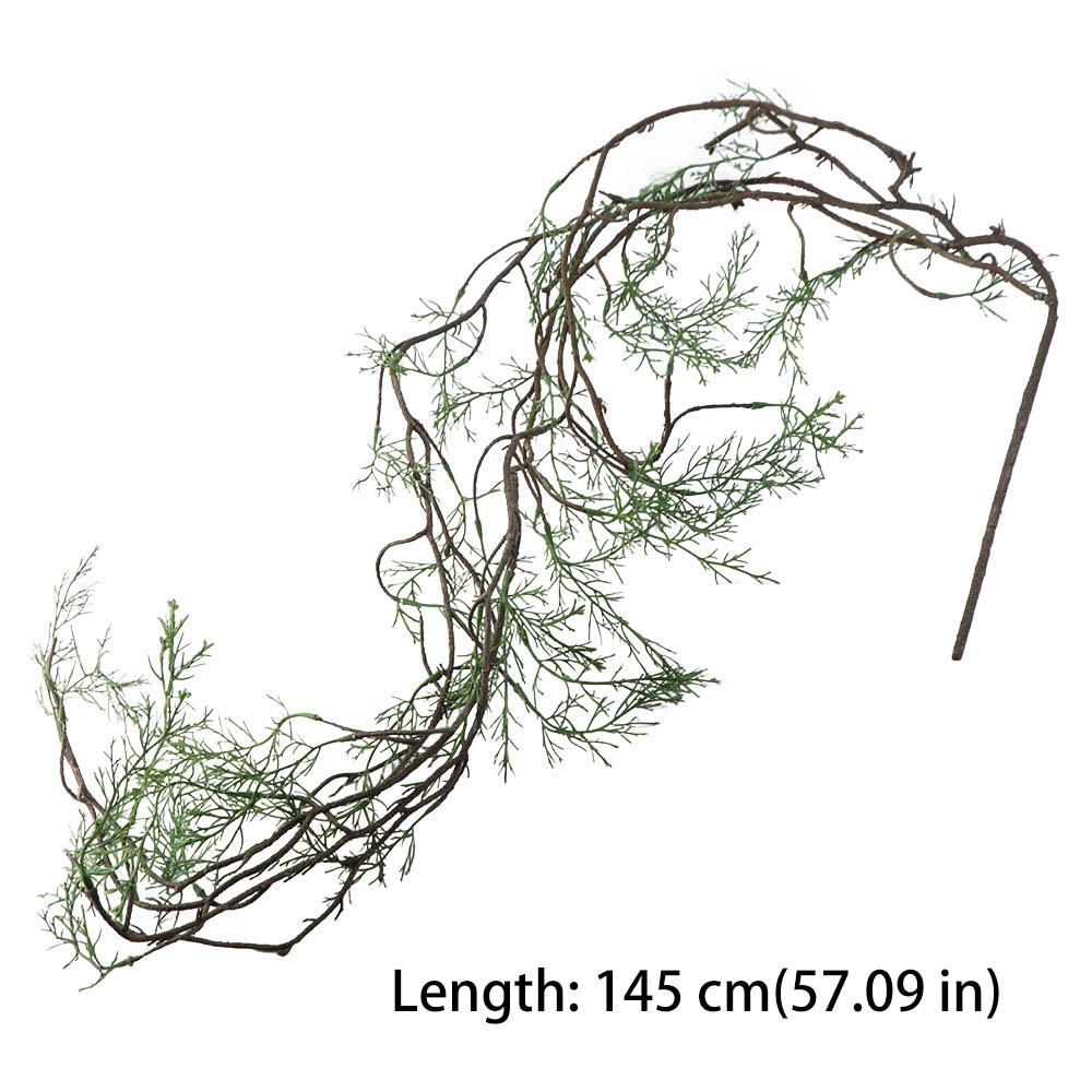 Flexible Fake Hanging Ivy Plants Evergreen Climbing Rattan Branches Ornamental Vines  Landscaping