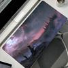 Игровой коврик для мыши Bloodborne, настольный коврик, большой, нескользящий, с защитой от истирания, эргономичный, резиновый, для ПК, дома, на заказ, настольные коврики