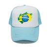 Men Women Football Brazil Team Snapback Cap 2018 Brazil Fan Soccer Sports Cap Yellow Green Brazil National Parrot Flag Hat YY456