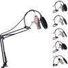 Professional Studio Broadcasting Recording Condenser Microphone Mic Kit Set 3.5mm with Shock Mount