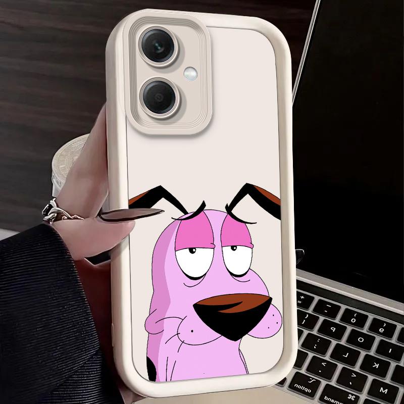 Courage The Cowardly Dog Case for Xiaomi Redmi Note 13 12 Pro Plus 4G 5G 13C 12C Turbo 11 11S 10 10S 9 10A 10C 9C A2 A1 Cover
