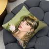 TTaylor Жизнь Шоу-девушки Свифт Наволочка Квадратная для Декоративной Подушки Кровать Диван Классическая Машинная Стирка